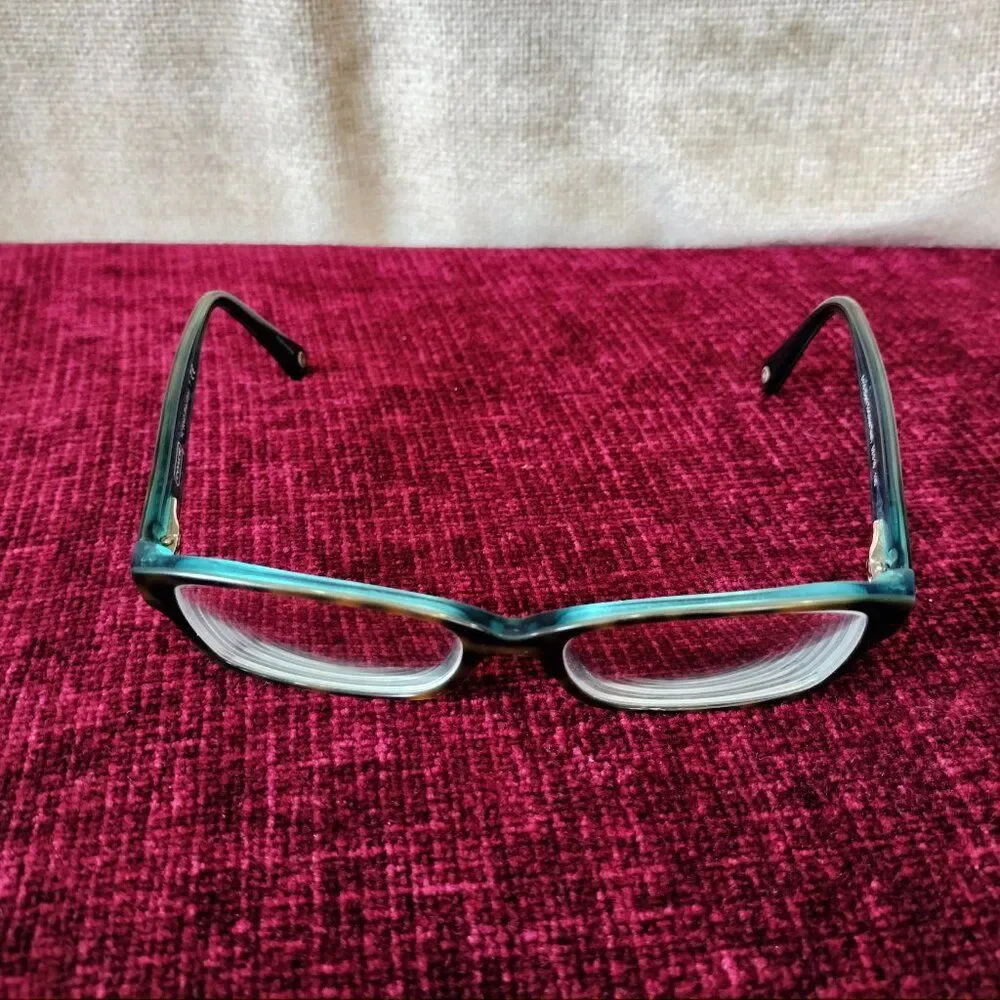 Coach Eyeglasses Frame Dark Tortoise Teal HC6040 Brooklyn 5116 52[]16 135